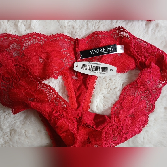 Adore Me Vibrant Pink Lace Bra Set (NWT) - Picture 8 of 13